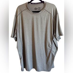 Nike Pro Combat Dri-Fit Gray Athletic Tee XXL Mesh Training Shirt